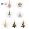 Holiday Tree Decorations 2D Flat Beaded Art Christmas Ornament, Acrylic Rustic/Candy/Snowflake Dangle/Faux Crystal Durable Ornament Xmas Hanging