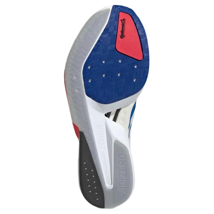 Adidas Adizero Boston 13 Support Low top Running Shoes Men's White Blue Red JQ1668