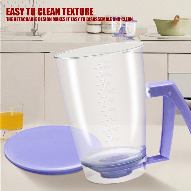 Plastic Batter Separators with Squeeze Handle and Measuring Marks Accurate Batter Distribution for Home Baking Use