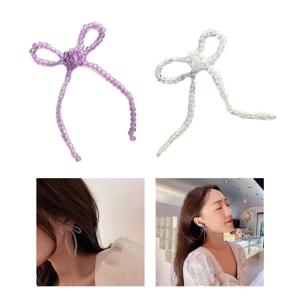 Bowknot Pendant Jewelry Charm DIY Jewelry Accessories Hair Clip Part DIY Jewelry Making Part Earrings Pendant for DIY