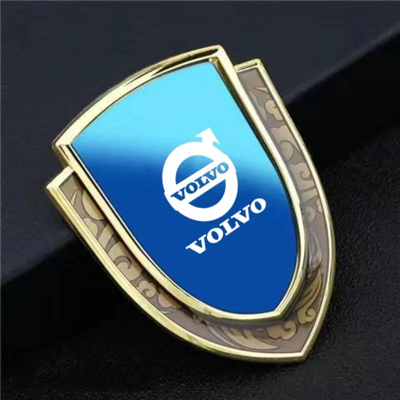 Kovový znak štítu na auto Znak na bok blatníku karoserie kufru Odznak Logo Samolepka Pro Volvo xc60 xc90 v40 v60 v50 s60 Autopříslušenství