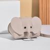 New Women's Elephant Coin Purse Keychain - Fashionable Card Holder & Lipstick Storage