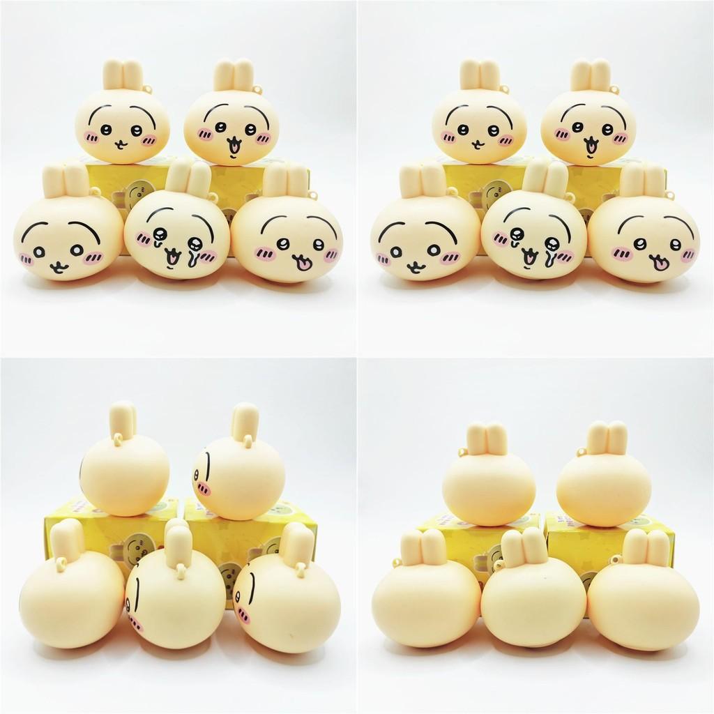 Emoticon Chiikawa Usagi Keychain Cartoon Pendant Action Figure Model Decoration