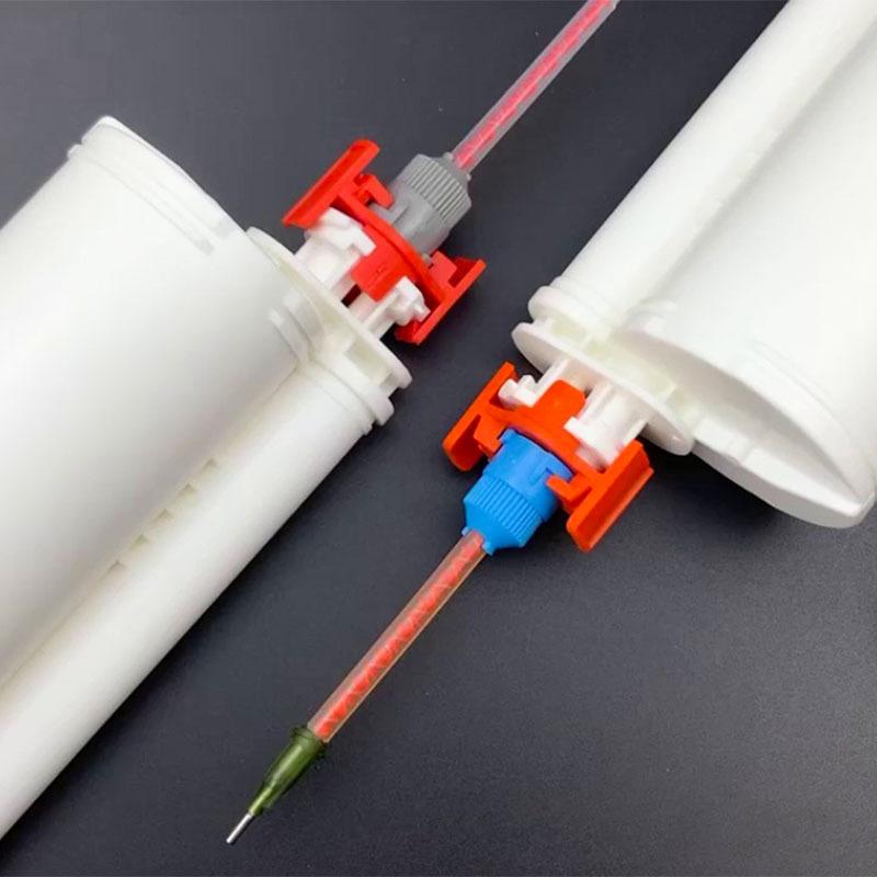 250/490 ml 200/400 ml Rurka Mieszająca do Kartuszy Plastikowy Adapter Klej Epoksydowy Dysze Mieszające do Kartuszy Głowica Dozująca Akcesoria