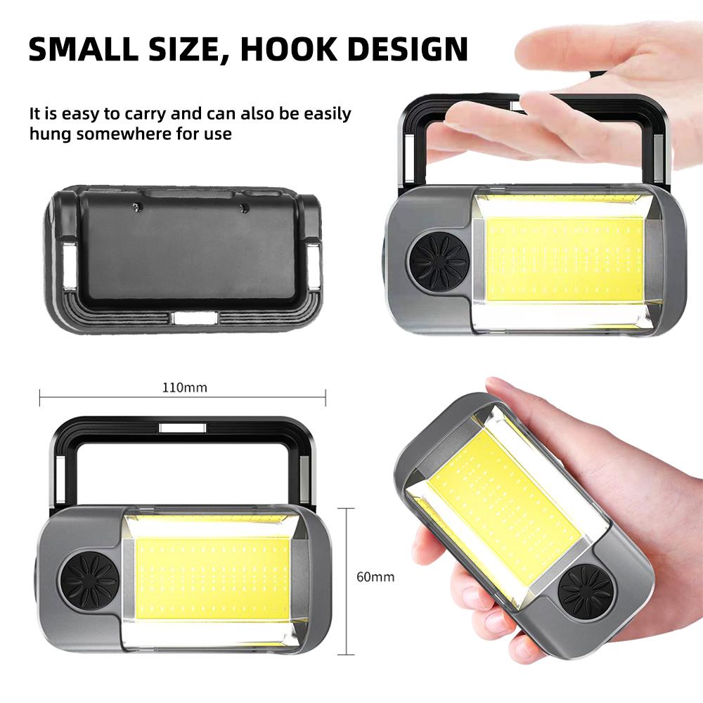 USB Rechargeable Powerful XPG+COB Work Light Car Garage Mechanic Lamp Flashlight Magnetic Torch Portable Emergency Lights