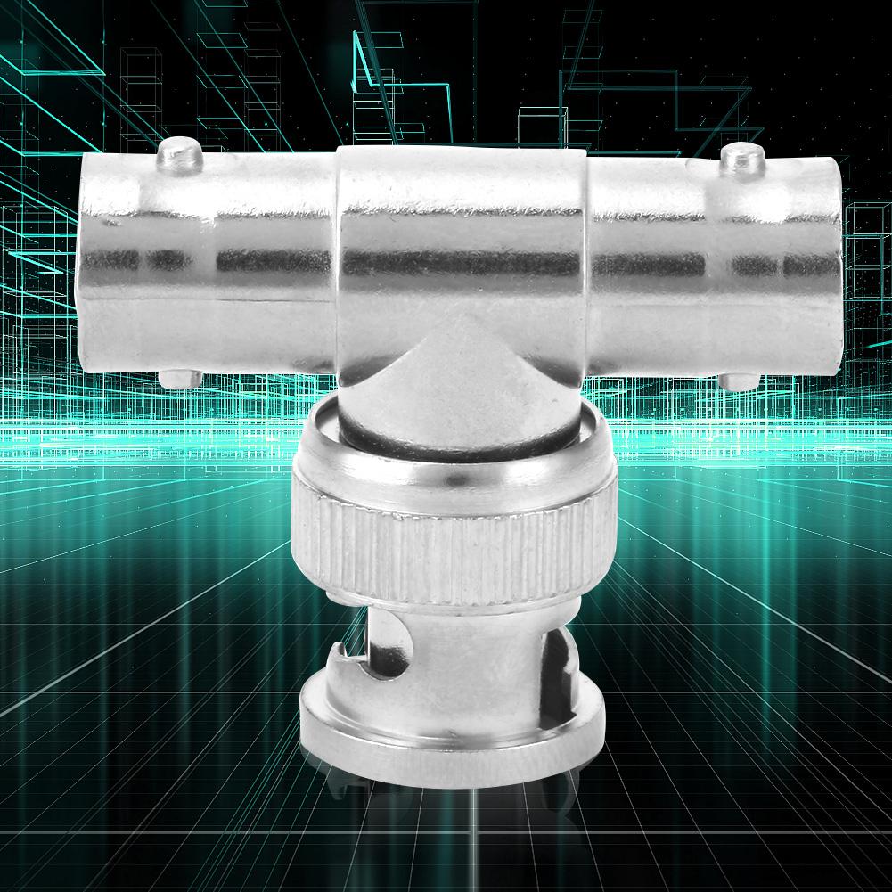 Premium Material BNC Connector T Shape Adapter with Zinc  for Communication
