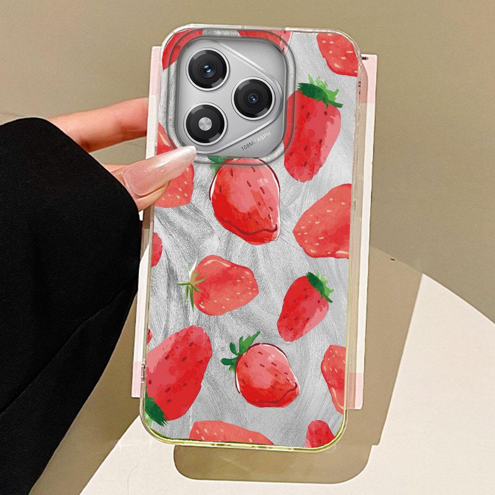 

Circular Dots Cherry Fruit Phone Case for Honor 400 200 90 Smart Pro Magic7 6 5 70 Lite X9a X9c X8b X8a X8c X7c X7B X6b Cover Honor X7b 4G білий