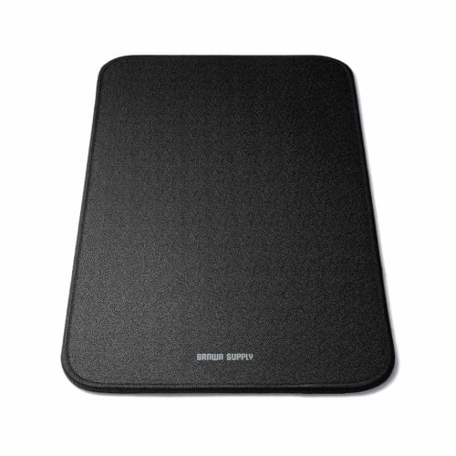 Sanwa Supply Mouse Pad Cushion M Size Wrist Rest Medium Simple Black MPD-NS4-M