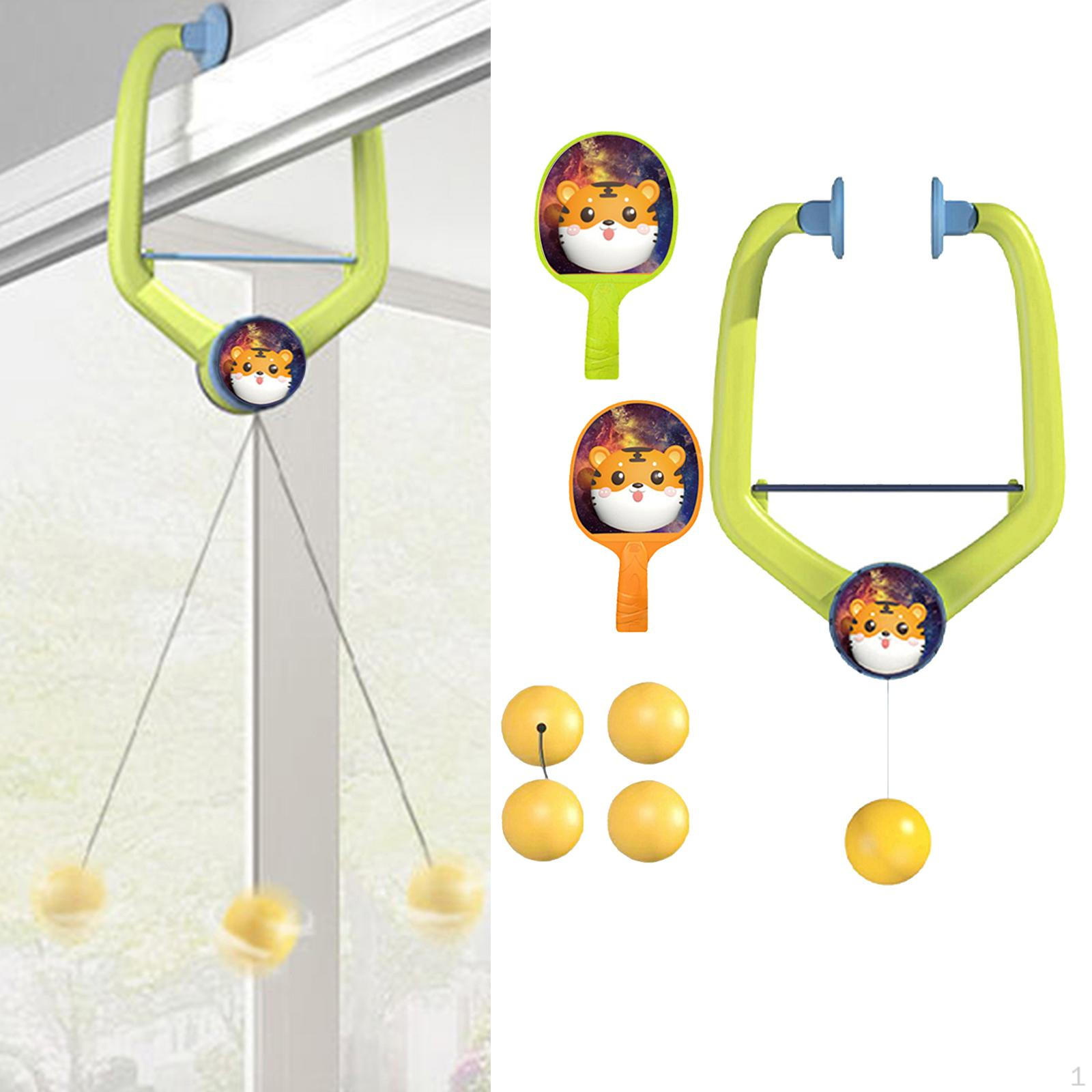 

Компактный набор для пинг-понга для детей и начинающих — легко носить с собой шарики-лопасти Tiger Rackets 4Balls
