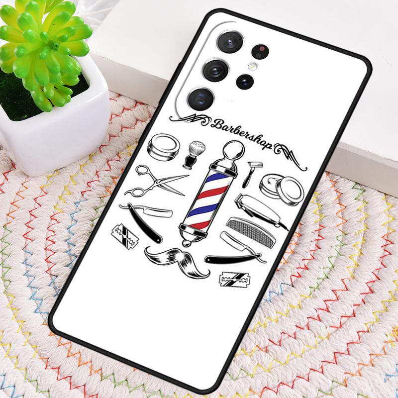 Barber Hair Shop Phone Case for Samsung Galaxy Note 10 Pro S26 Ultra S23 S24 FE S25 S21 S22 PLUS Shockproof Cove