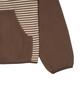 The Coldest Moment Tcm Stripe Raglan Fleece Jacket (Brown)