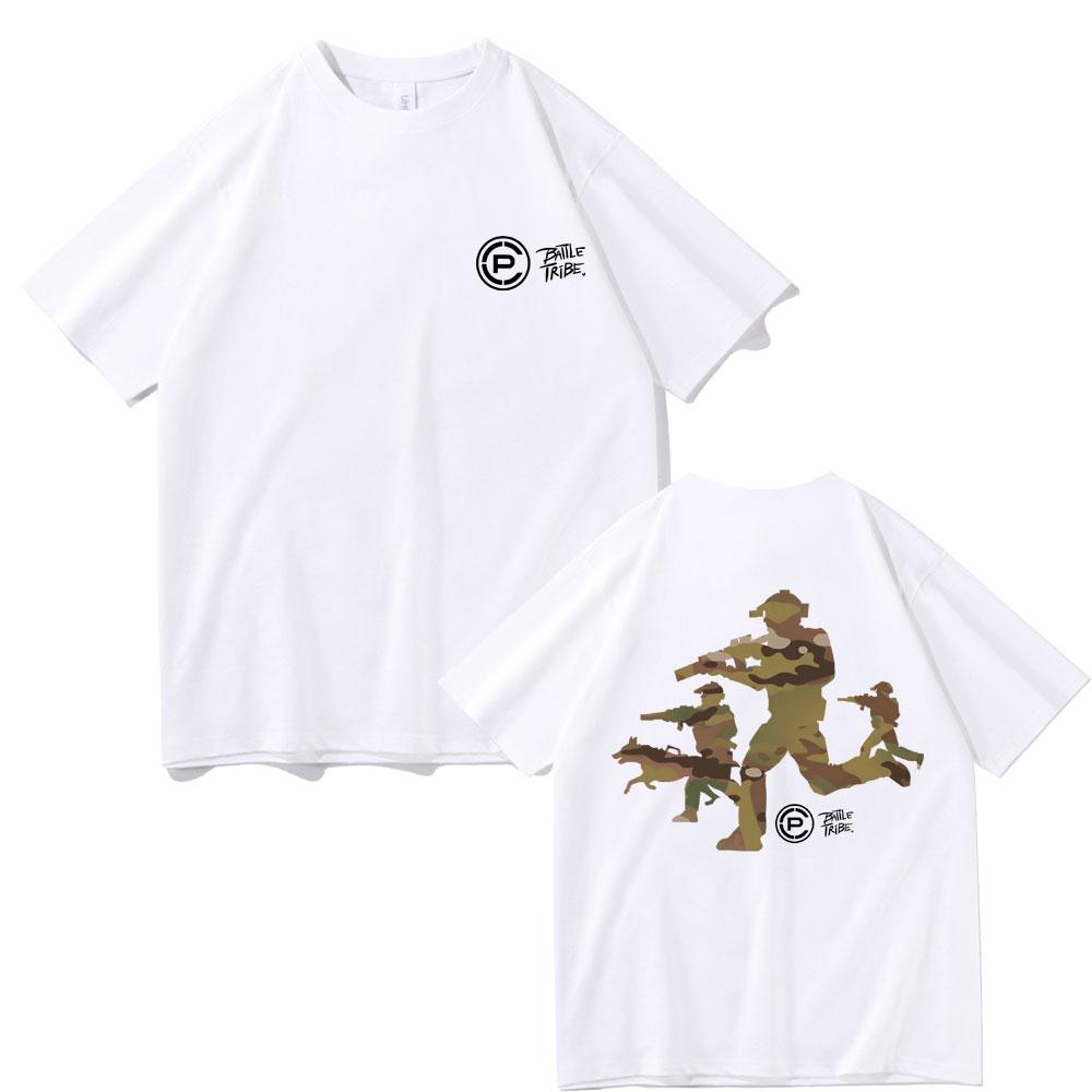 Forward Observations Group Battle Wear Co. Tri-blend Tactical T-shirt Kings of Chaos Print T Shirts Male Casual Vintage Tshirt