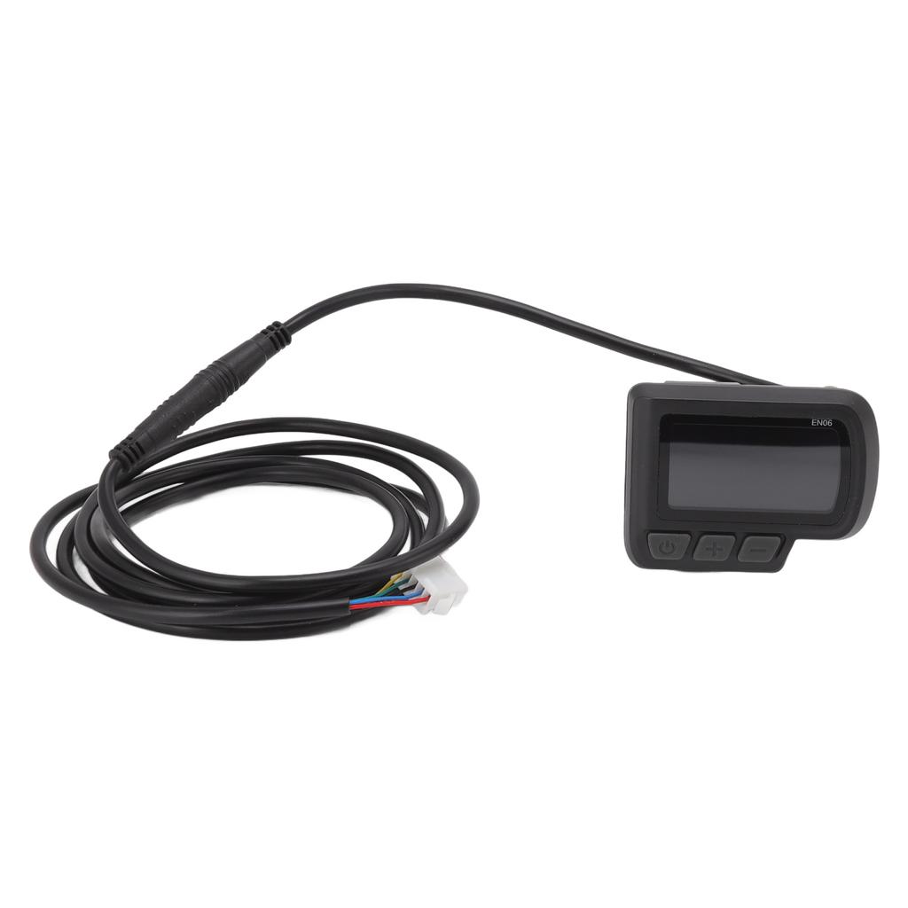 LCD EN06 Elektrisk Display Elektrisk Sykkel Smart Flytende Krystall Måler Vanntett Kobling
