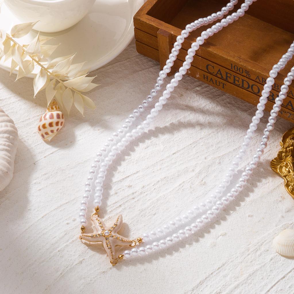 Boho Irregular Stone Rice Beads Waist Chain for Women Fashion Ceramic Shell Metal Belly Chain Beach Sexy Bikini Body Jewelry