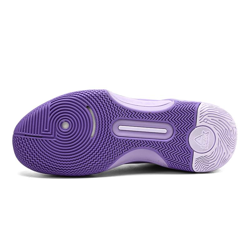 Peak Flash 5 Generation Stability Support Low Top Basketball Shoes Men sneaker Lightning Orchid-Purple ET41697A