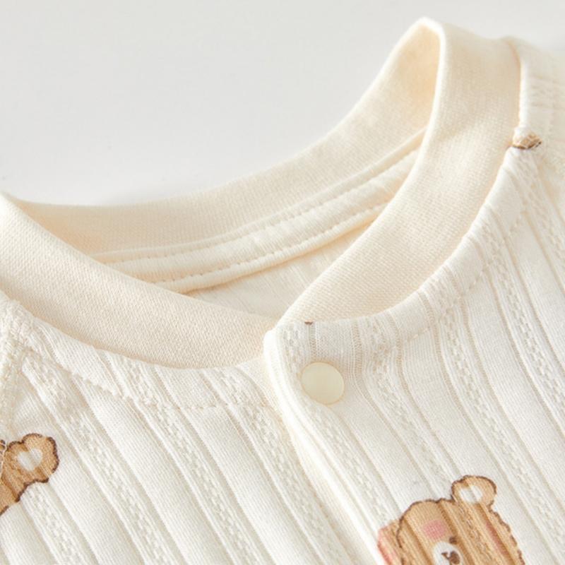 Spring Autumn Baby Romper For Boys Girls Long Sleeve Clothes Cartoon Printed Jumpsuit Newborn Outfit For Outdoor