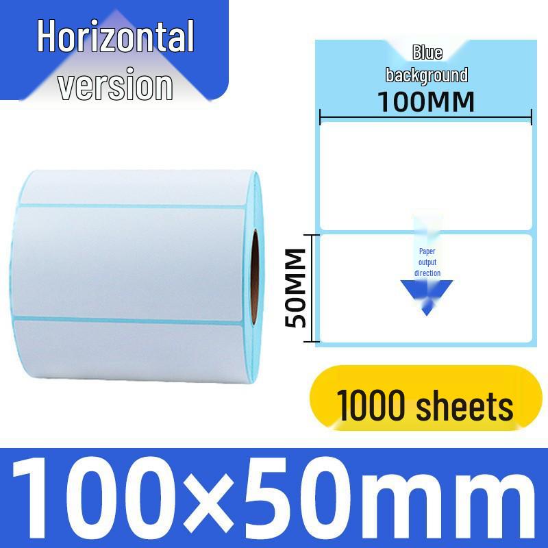 Self-Adhesive Thermal Barcode Stickers for Milk Tea & Supermarket Scale