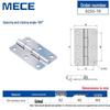 Thickened Stainless Steel Small Hinge for Folding Cabinet, Window, or Wooden Box with Lotus Leaf Design.