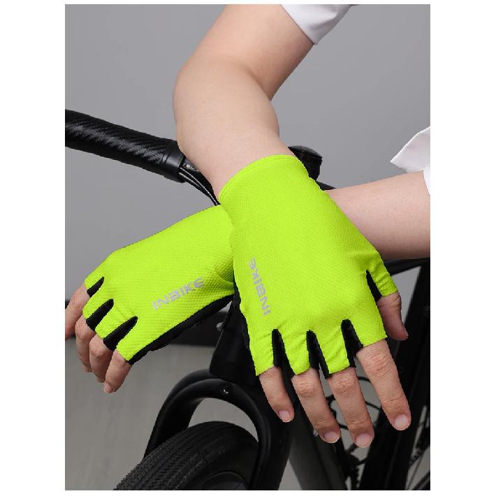 INBIKE Neue Herren Sommer Fahrradhandschuhe Halbfinger MTB Handschuhe Mountainbike Atmungsaktiv Fitnessstudio Sport Handschuhe Fahrradzubehör