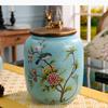 Ceramics Storage Tea Pot Jar Spice Bottle Home Desktop Candy Jars Storage Box Organizer Modern Home Decor