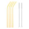 Colorful Glass Straws Reusable Drinking Straw Eco-friendly High Borosilicate Glass Straw Glass Favors Bar Drinkware Tube Party