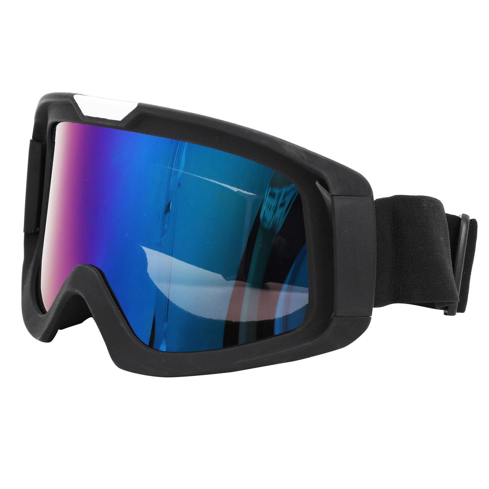 

Ветрозащитные очки Защита глаз Регулируемый ремешок для велоспорта на открытом воздухе Сварки Альпинизма Черная оправа Цветная линза