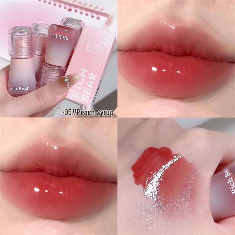 

Блеск для губ RichBear с грибным аппликатором: Стойкий, увлажняющий, отбеливающий, легко наносимый нюдовый макияж с водянистым зеркальным финишем.