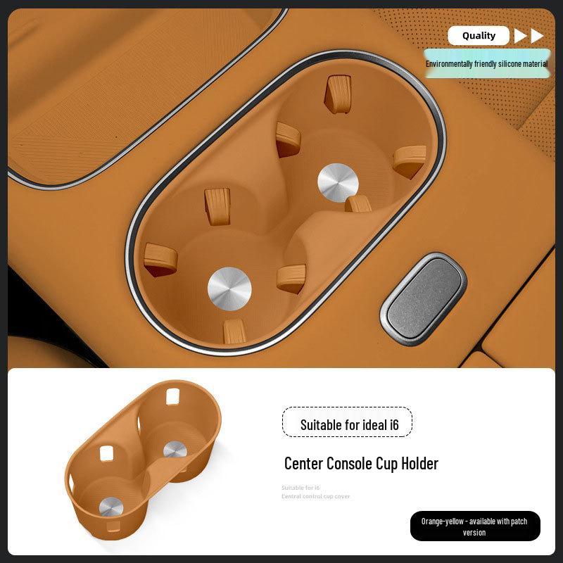 

Ideal i6 Center Console Silicone Cup Holder Sleeve - Car Beverage Accessories