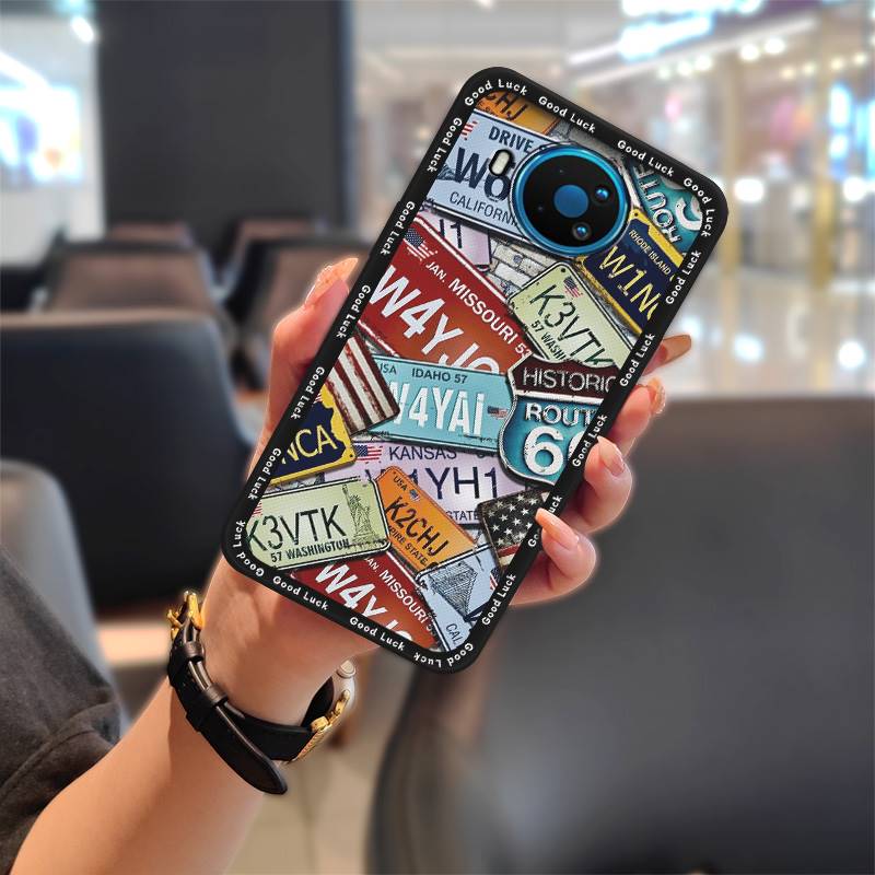 TPU Anti-knock Phone Case For Nokia 8.3/8 V 5G UW Cute Durable Dirt-resistant Silicone Fashion Design Shockproof Cartoon
