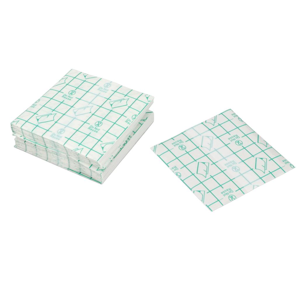 100 Stück Klebepflaster Wasserdicht Abdeckung Klar Einweg Transparent Stretchfolie Verband