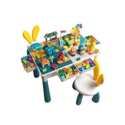Compatible Children'S Building Block Table Large Multi-Functional Assembled Building Block 3-6 Years Old Big Particle Boys And Girls Toys