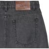 New MLB SS24 New York Yankees Denim Short Skirts Women's Black 3FDSB0343-50BKS