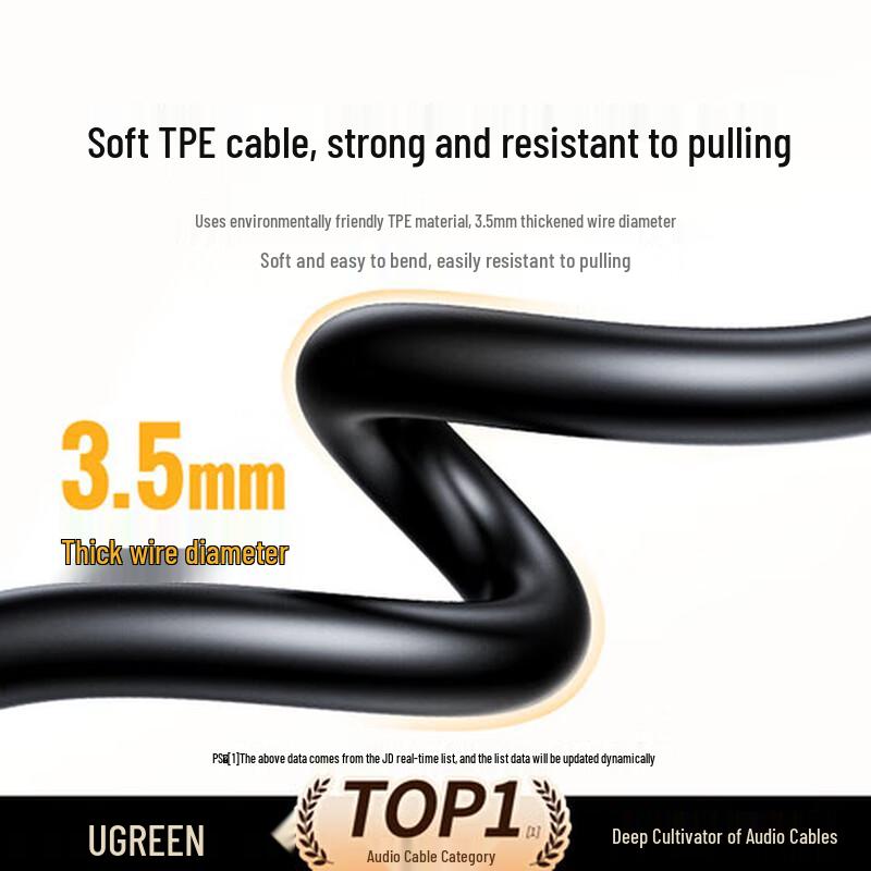 UGREEN 3.5mm Male to Male AUX Audio Cable