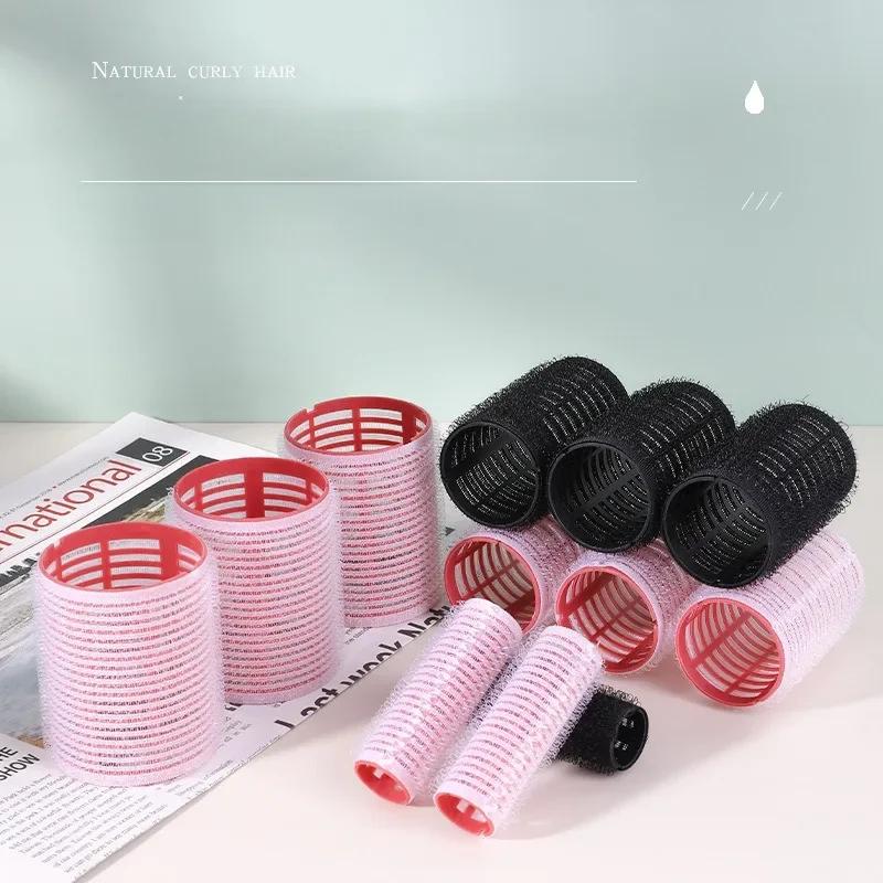 6Pcs Hair Rollers Heatless Curlers No Heat Hair Bangs Volume Salon Hairdressing Curlers Sticky Hair Styling Tool