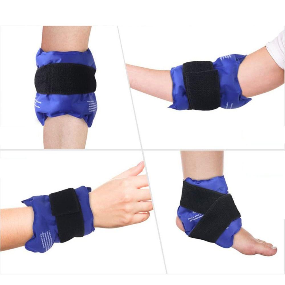 Ankle Brace Ice Pack Wrap For Injuires Hot Cold Therapy Reusable Gel Cold Pack Ankle Support For Pain Relief Sprains
