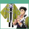 Cosplaykostuum van Himejima Gyomei uit Demon Slayer Kimetsu No Yaiba, gemaakt van ademende stof en met een verfijnde afwerking, voor mannen en vrouwen.