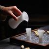 Chaxun Mutton-fat Jade Ceramic Baijiu Drinking Set