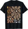 Safari Animal Print Flower Graphic T-shirt