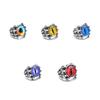 Gothic Dragon Claw Eagle Talon Ring Adjustable Open Band Evil Eye Blue Crystal Gothic Punk Jewelry for Men Women Unisex Vintage