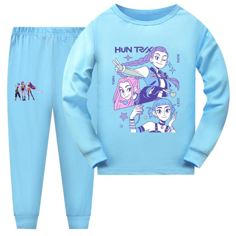 Clothing Sets Kids Unisex Children's Parent-child Long-sleeved Pajama Set