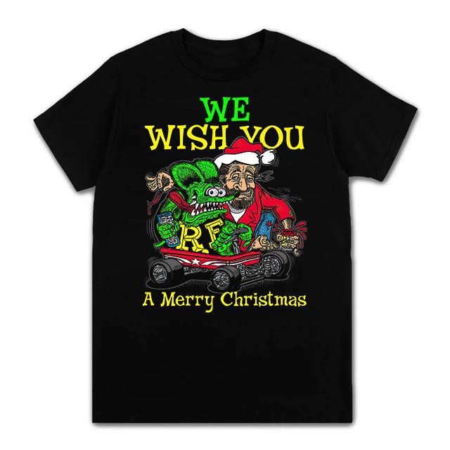 

Ed Roth Rat Fink We wish you Tshirt Size S to 5XL UR110 Unisex T-Shirt XL