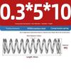 Spring Steel Pressure Return Spring Assortment 0.3/0.4mm Wire Dia 5-20mm Length for Hobbyist Craft Making Projects