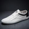 Men's Leather Casual Shoes Cowhide Designer Loafers Men New All-match Tide Shoes  Breathable Leather Business Casual Shoes Man