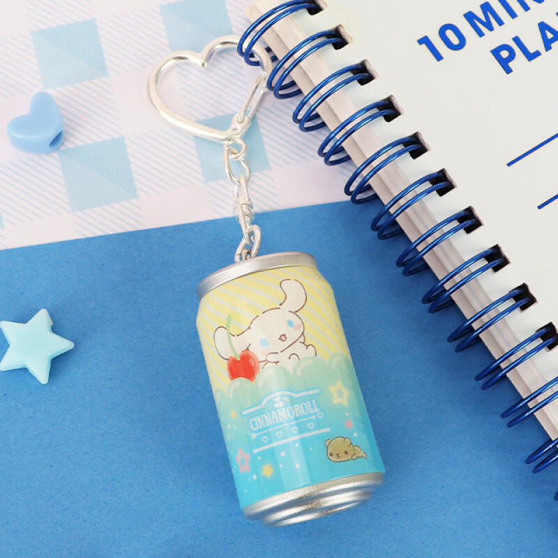 Sanrio fruit can drink keychain