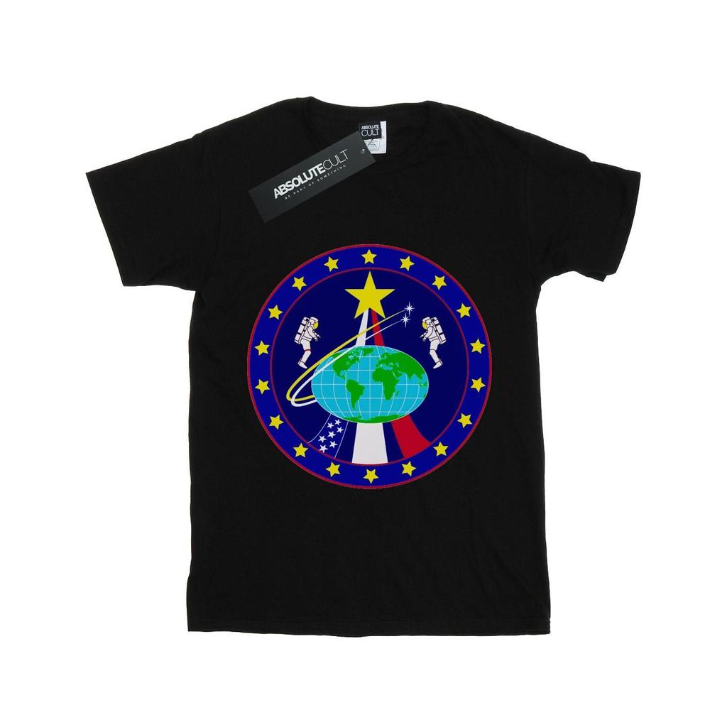 NASA Girls Classic Globe Astronauts Cotton T-Shirt