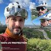 Kapvoe 3lens Cycling Glasses for Men MTB Sunglasses Mountain Bike Bicycle Eyewear Women Sports Goggles Road Speed Skating