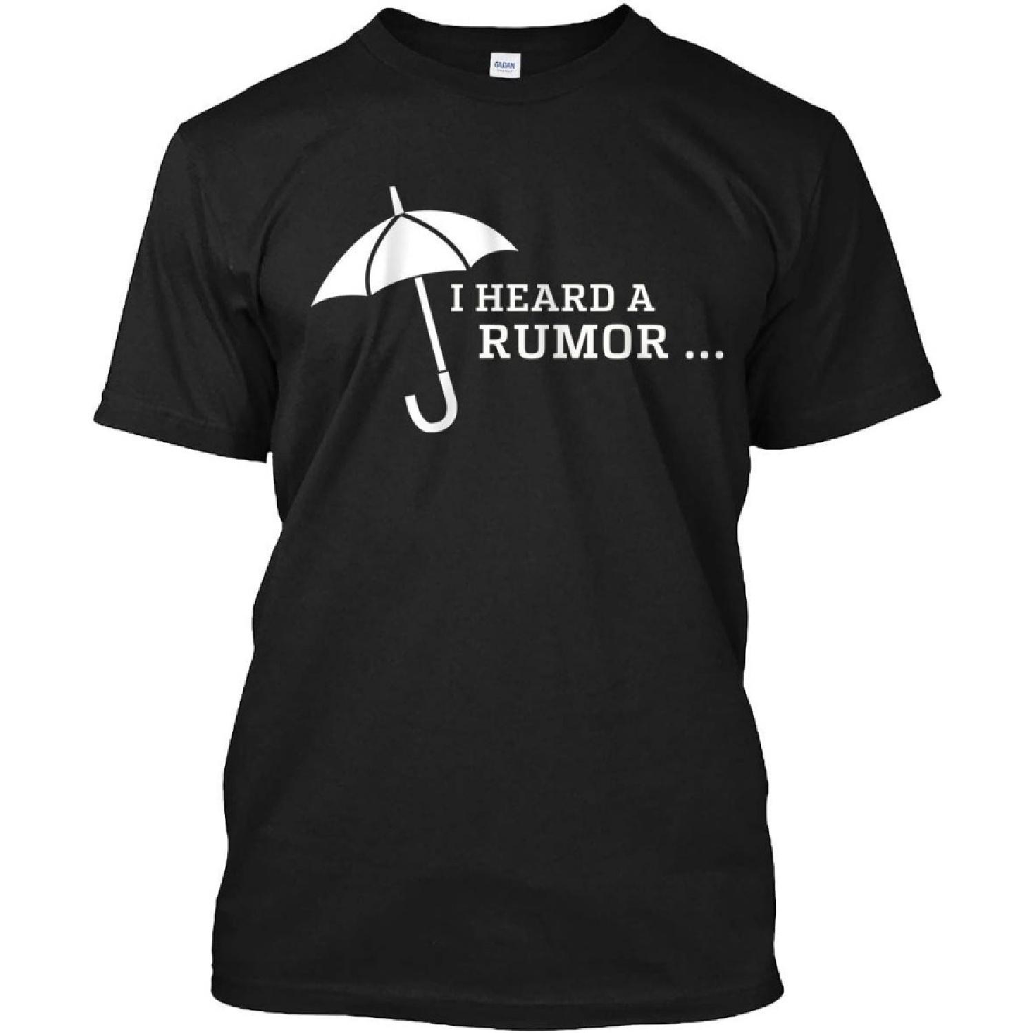 GREEN BEE Смешная футболка с принтом «Я слышал слух» и «Специальная академия» для мужчин и женщин S