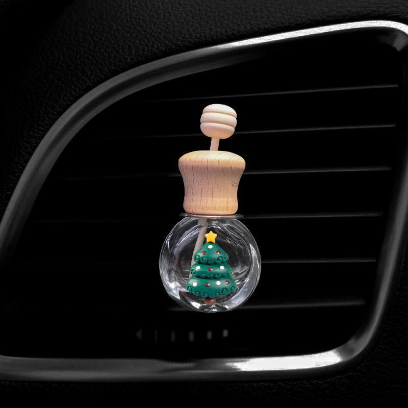 Creative Car Air Vent Perfume Clip - Christmas Ornament and Aromatherapy Bottle