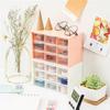 1 Compartment Dustproof Storage Box for Stationery Jewelry 9 Grid Organizer