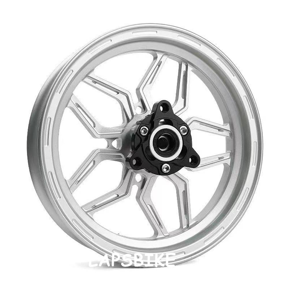 10*2.15-inch CNC Single Disc Brake Aluminum Wheel Motorcycle Front Rim For RSZ CUXi Niu Ninebot Universal Front Wheel Modified